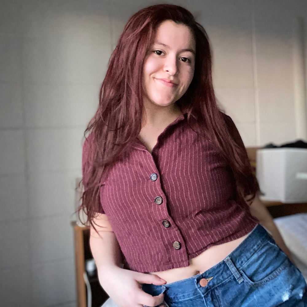 Button up Crop Top